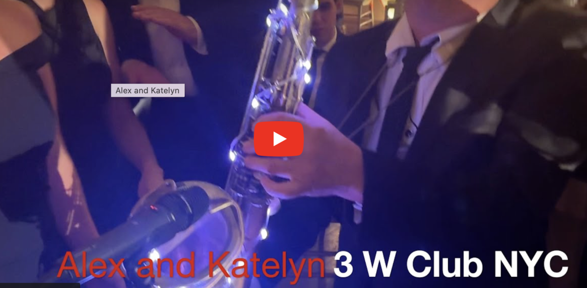 Alex and Katelyn's beautiful wedding at the 3 West Club NYC