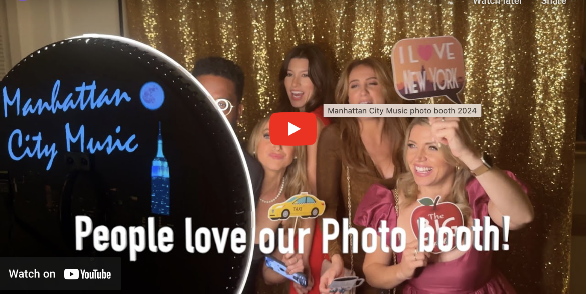 Manhattan City Music photobooth